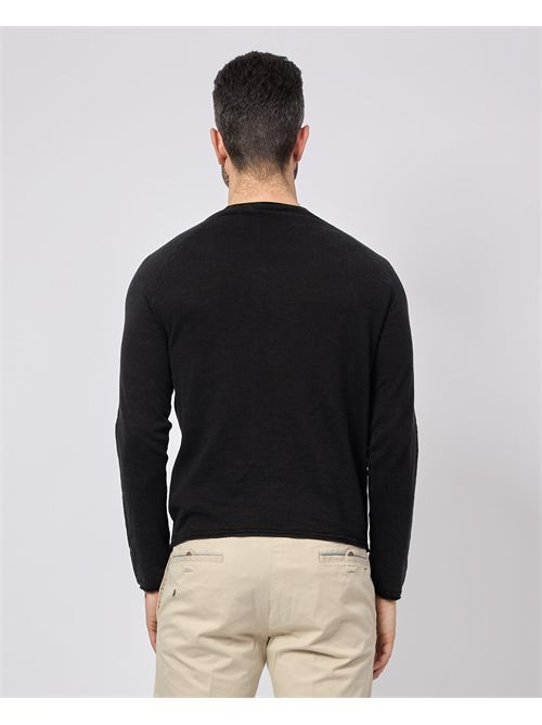 Maglia nera Urban Ring in cotone con logo URBAN RING | UR810015NERO